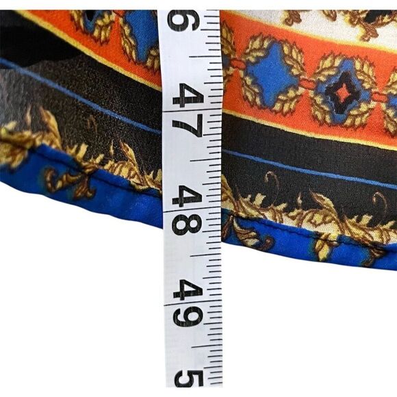 LIVE 4 TRUTH Women's 3X Royal Print Kimono Caftan Maxi Dress - Picture 8 of 10